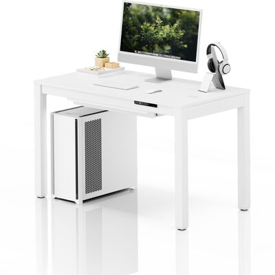 Domator24 Birou electric reglabil pe înălțime alb, 120x63 cm: EVAN Domator24 Birou electric reglabil pe înălțime alb, 120x63 cm: EVAN
