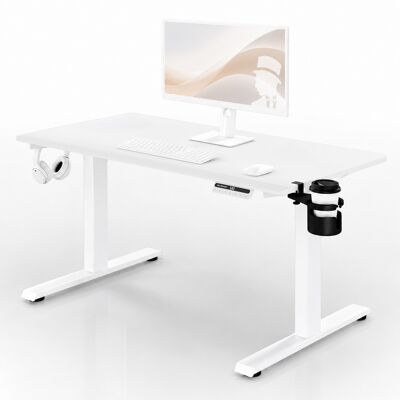 Domator24 Birou electric cu reglare a înălțimii ergonomic alb,1200x600 mm: ARIA Domator24 Birou electric cu reglare a înălțimii ergonomic alb,1200x600 mm: ARIA