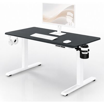 Domator24 Birou electric cu reglare a înălțimii ergonomic alb-antracit,1200x600 mm: ARIA Domator24 Birou electric cu reglare a înălțimii ergonomic alb-antracit,1200x600 mm: ARIA