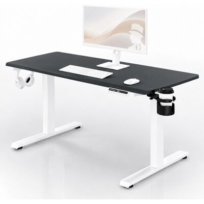 Domator24 Birou electric cu reglare a înălțimii ergonomic alb-antracit,1400x700 mm: ARIA Domator24 Birou electric cu reglare a înălțimii ergonomic alb-antracit,1400x700 mm: ARIA