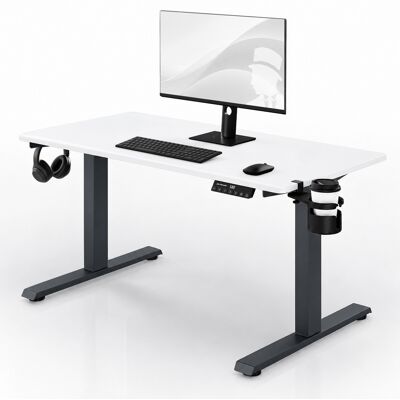 Domator24 Birou electric cu reglare pe înălțime ergonomic antracit-alb, 1200x600 mm: ARIA Domator24 Birou electric cu reglare pe înălțime ergonomic antracit-alb, 1200x600 mm: ARIA
