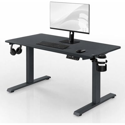 Domator24 Birou electric cu reglare pe înălțime ergonomic antracit,1200x600 mm: ARIA Domator24 Birou electric cu reglare pe înălțime ergonomic antracit,1200x600 mm: ARIA