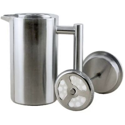 French press din oțel inoxidabil 350ml Kaffia - Argintiu French press din oțel inoxidabil 350ml Kaffia - Argintiu