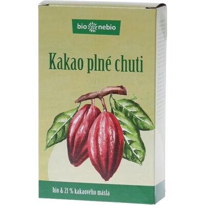 BIO NEBIO Cacao organică plină de aromă 150 g BIO NEBIO Cacao organică plină de aromă 150 g