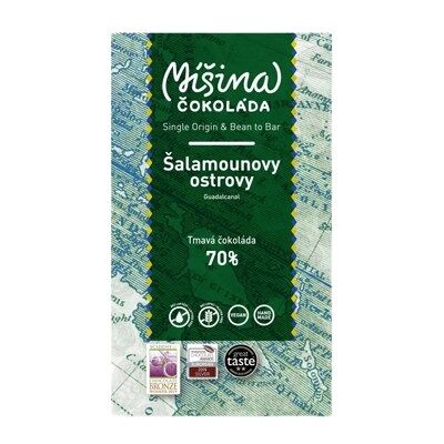 Míšina čokoláda Solomon Islands Chocolate Blend 70% Míšina čokoláda Solomon Islands Chocolate Blend 70%