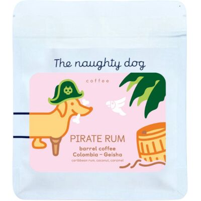 The Naughty dog PIRATE RUM baril de cafea - geisha 200g: Nu, mulțumesc. The Naughty dog PIRATE RUM baril de cafea - geisha 200g: Nu, mulțumesc.