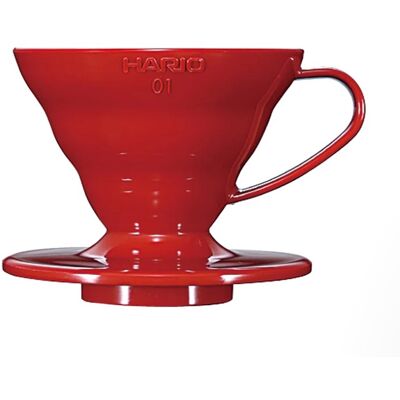 Hario Dripper V60 (VDR-01-R) roșu, din plastic Hario Dripper V60 (VDR-01-R) roșu, din plastic