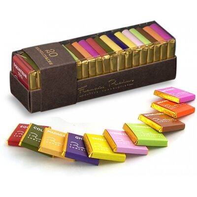 Francois Pralus - Mini Reglette - 20 bucăți - Set de degustare Francois Pralus - Mini Reglette - 20 bucăți - Set de degustare