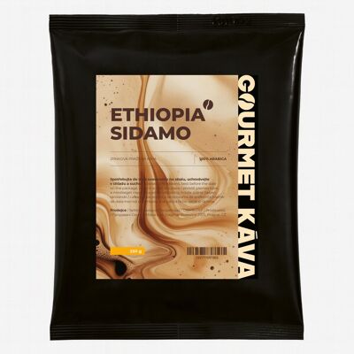 GourmetKava Etiopia Sidamo, cafea arabica boabe: Da, pe frenchpress 250g GourmetKava Etiopia Sidamo, cafea arabica boabe: Da, pe frenchpress 250g