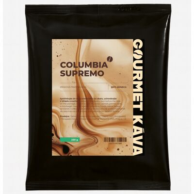 GourmetKava Colombia Supremo, boabe de cafea Arabica: Da, pe frenchpress 250g GourmetKava Colombia Supremo, boabe de cafea Arabica: Da, pe frenchpress 250g