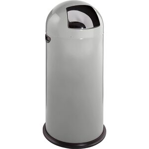 VAR Coș de gunoi Push, oțel, închidere automată, argintiu, 52 l, înălțime 890 mm VAR Coș de gunoi Push, oțel, închidere automată, argintiu, 52 l, înălțime 890 mm