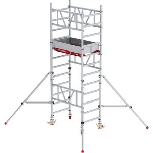 Altrex Schelă mobilă cu asamblare rapidă MiTOWER Standard, platformă din lemn, lung. x lăț. 1200 x 750 mm, înălțime de lucru 4 m Altrex Schelă mobilă cu asamblare rapidă MiTOWER Standard, platformă din lemn, lung. x lăț. 1200 x 750 mm, înălțime de lucru 4 m