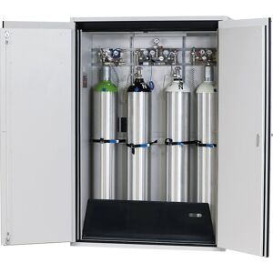 asecos Dulap pentru butelii de gaz sub presiune rezistent la incendiu G90, pentru depozitare în spații de lucru, pentru 4 x sticle de 50 l, lățime ext asecos Dulap pentru butelii de gaz sub presiune rezistent la incendiu G90, pentru depozitare în spații de lucru, pentru 4 x sticle de 50 l, lățime ext