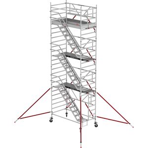 Altrex Schelă cu scară RS TOWER 53, lată, Fiber-Deck®, lungime 2,45 m, înălțime de lucru 8,20 m Altrex Schelă cu scară RS TOWER 53, lată, Fiber-Deck®, lungime 2,45 m, înălțime de lucru 8,20 m