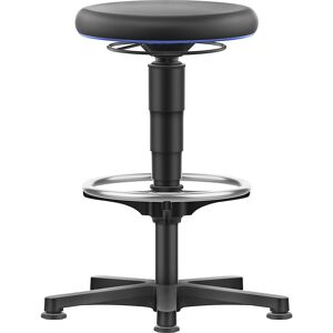 bimos Taburet Allround, cu glisoare, inel de rezemare, spumă PU, inel colorat albastru bimos Taburet Allround, cu glisoare, inel de rezemare, spumă PU, inel colorat albastru