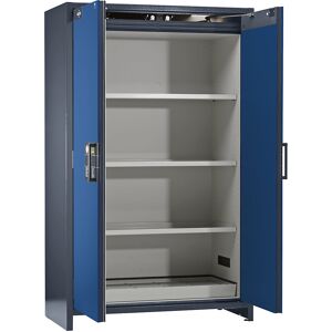 asecos Dulap industrial rezistent la incendiu pentru substanțe periculoase tip 90, î. x lăț. x ad. 1955 x 1200 x 615 mm, 2 uși, albastru gențiană asecos Dulap industrial rezistent la incendiu pentru substanțe periculoase tip 90, î. x lăț. x ad. 1955 x 1200 x 615 mm, 2 uși, albastru gențiană