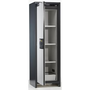 asecos Dulap industrial rezistent la incendiu pentru substanțe periculoase tip 90, î. x lăț. x ad. 1955 x 600 x 615 mm, 1 ușă, gri deschis asecos Dulap industrial rezistent la incendiu pentru substanțe periculoase tip 90, î. x lăț. x ad. 1955 x 600 x 615 mm, 1 ușă, gri deschis