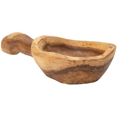 Sculptura decorativa / vas decorativ Spoon, Mauro Ferretti, 36x16x8 cm, tec reciclat, lucrat manual, model unicat, maro Sculptura decorativa / vas decorativ Spoon, Mauro Ferretti, 36x16x8 cm, tec reciclat, lucrat manual, model unicat, maro