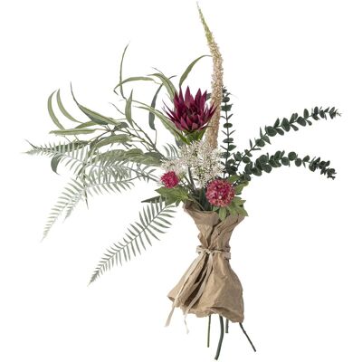 Buchet flori artificiale, Bloomingville, Crown, 30x80 cm, polietilena/fier/textil, rosu Buchet flori artificiale, Bloomingville, Crown, 30x80 cm, polietilena/fier/textil, rosu