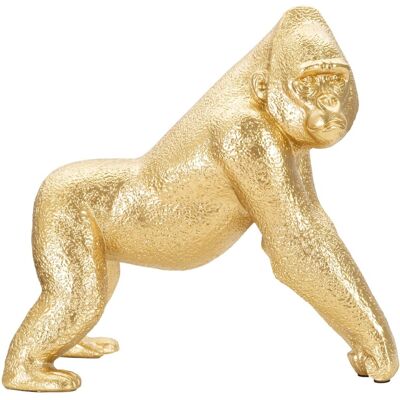 Decoratiune, Mauro Ferretti, Gorilla Side, 24.3 x 12.8 x 25 cm, polirasina, auriu Decoratiune, Mauro Ferretti, Gorilla Side, 24.3 x 12.8 x 25 cm, polirasina, auriu