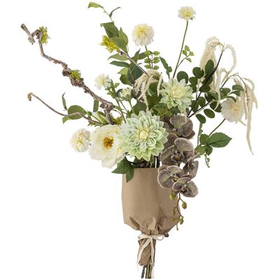Buchet flori artificiale, Bloomingville, Rise, 40x109 cm, poliester/polietilena, alb Buchet flori artificiale, Bloomingville, Rise, 40x109 cm, poliester/polietilena, alb