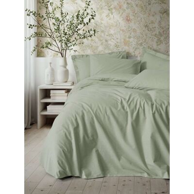 Lenjerie de pat dubla Super King (FR), L'essentiel Maison, Plain, Salvie Lenjerie de pat dubla Super King (FR), L'essentiel Maison, Plain, Salvie