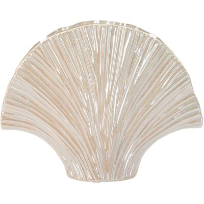 Vaza decorativa Perly, Mauro Ferretti, 35.5x11.5x27 cm, ceramica, perla Vaza decorativa Perly, Mauro Ferretti, 35.5x11.5x27 cm, ceramica, perla