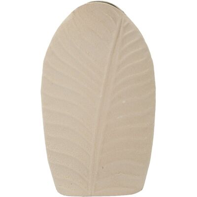 Vaza decorativa Dune High, Mauro Ferretti, 18x9.5x29.5 cm, fier, crem Vaza decorativa Dune High, Mauro Ferretti, 18x9.5x29.5 cm, fier, crem