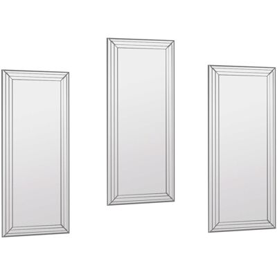 Siam Set oglinzi decorative (3 bucăți), Hanah Home, Mini Neom, Transparent Siam Set oglinzi decorative (3 bucăți), Hanah Home, Mini Neom, Transparent