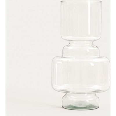 Vaza Luki, Homla, 15.5x40 cm, sticla, transparent Vaza Luki, Homla, 15.5x40 cm, sticla, transparent