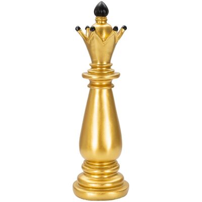 Statueta decorativa / Piesa de sah Nebun, Gold Bishop, Mauro Ferretti, Ø12.5 x 38.5 cm, polirasina, auriu/negru Statueta decorativa / Piesa de sah Nebun, Gold Bishop, Mauro Ferretti, Ø12.5 x 38.5 cm, polirasina, auriu/negru
