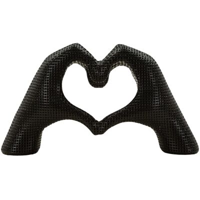 Figurina /sculptura decorativa Hands Lover, Mauro Ferretti, 25x7.5x13.5 cm, polirasina, negru Figurina /sculptura decorativa Hands Lover, Mauro Ferretti, 25x7.5x13.5 cm, polirasina, negru