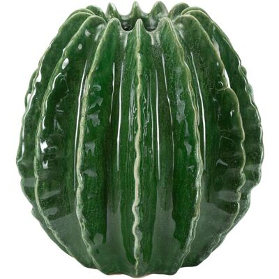 Vaza decorativa Cactus Ball, Mauro Ferretti, 23.5x24.5 cm, ceramica, verde Vaza decorativa Cactus Ball, Mauro Ferretti, 23.5x24.5 cm, ceramica, verde