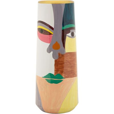 Vaza decorativa Piccassy High, Mauro Ferretti, 15x40 cm, ceramica, multicolor Vaza decorativa Piccassy High, Mauro Ferretti, 15x40 cm, ceramica, multicolor