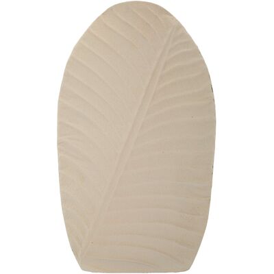 Vaza decorativa Dune High, Mauro Ferretti, 26x11x41 cm, fier, crem Vaza decorativa Dune High, Mauro Ferretti, 26x11x41 cm, fier, crem