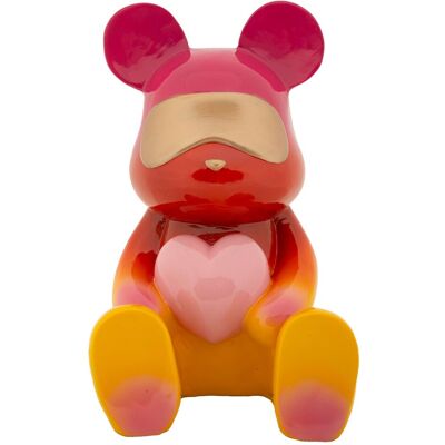Figurina /sculptura decorativa Sitting Rainbow Teddy, Mauro Ferretti, 21.5x20.5x32 cm, polirasina, multicolor Figurina /sculptura decorativa Sitting Rainbow Teddy, Mauro Ferretti, 21.5x20.5x32 cm, polirasina, multicolor
