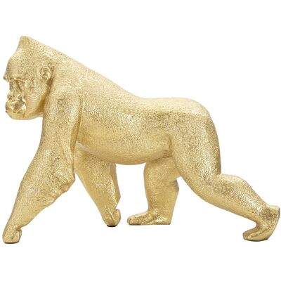 Decoratiune, Mauro Ferretti, Gorilla Front, 29.7 x 11.5 x 21.8 cm, polirasina, auriu Decoratiune, Mauro Ferretti, Gorilla Front, 29.7 x 11.5 x 21.8 cm, polirasina, auriu