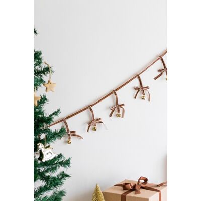 Aberto Design Ornament de brad de Crăciun, BSY141, 12x140 cm, Catifea, Maro Aberto Design Ornament de brad de Crăciun, BSY141, 12x140 cm, Catifea, Maro