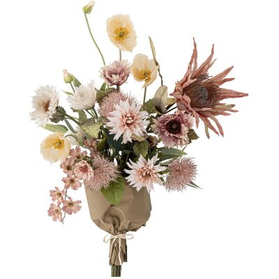 Buchet flori artificiale, Bloomingville, Dust, 40x109 cm, poliester/polietilena, roz Buchet flori artificiale, Bloomingville, Dust, 40x109 cm, poliester/polietilena, roz