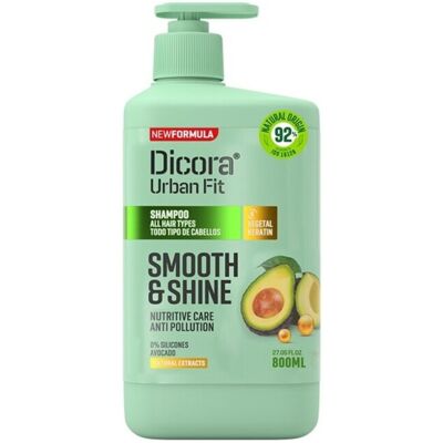 Dicora - Urban Fit - Smooth&Shine - 800 ml - Shampoo Dicora - Urban Fit - Smooth&Shine - 800 ml - Shampoo
