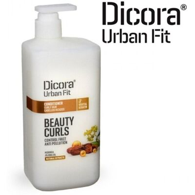 Balsam anti-electrizare cu Moringa si Ulei de Jojoba pentru par cret si bucle 800 ml, Dicora Urban Fit Balsam anti-electrizare cu Moringa si Ulei de Jojoba pentru par cret si bucle 800 ml, Dicora Urban Fit