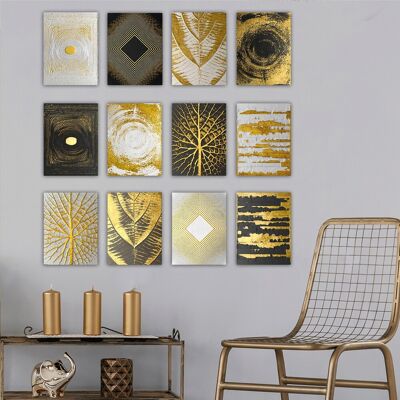 Lulu Tablou decorativ MDF, 12MDF37YS, Dimensiune: 20 x 15 cm (12 bucăți), Multicolor Lulu Tablou decorativ MDF, 12MDF37YS, Dimensiune: 20 x 15 cm (12 bucăți), Multicolor