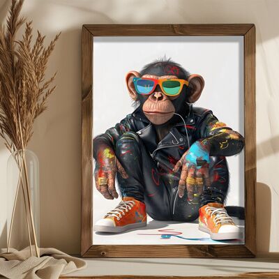 Wallity Tablou decorativ, AI163, Cadru: 100% MOLID, Multicolor Wallity Tablou decorativ, AI163, Cadru: 100% MOLID, Multicolor