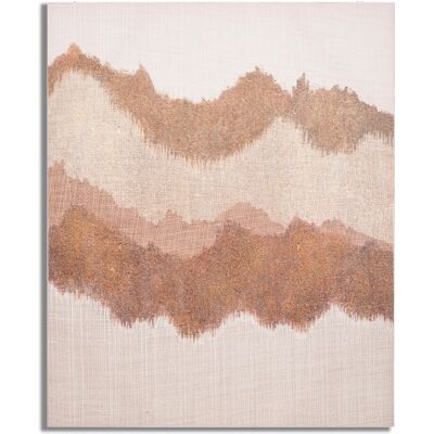 Tablou decorativ Browny, Mauro Ferretti, 80x100 cm, lemn pin/canvas pictat manual Tablou decorativ Browny, Mauro Ferretti, 80x100 cm, lemn pin/canvas pictat manual