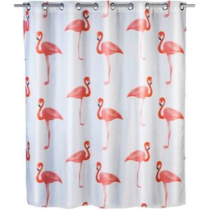 Perdea de dus Flex Flamingo, Wenko, 180x200 cm, 100% poliester, multicolor Perdea de dus Flex Flamingo, Wenko, 180x200 cm, 100% poliester, multicolor