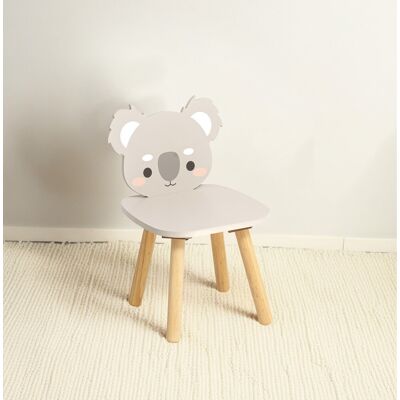 Scaun pentru copii Koala, U-grow, 30x29x7 cm, MDF, multicolor Scaun pentru copii Koala, U-grow, 30x29x7 cm, MDF, multicolor