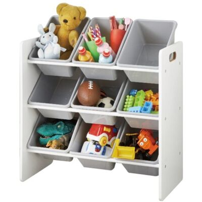 Organizator jucarii / mobilier camera copilului U-Grow, 63x30x60 cm, PAL/polipropilena, gri Organizator jucarii / mobilier camera copilului U-Grow, 63x30x60 cm, PAL/polipropilena, gri