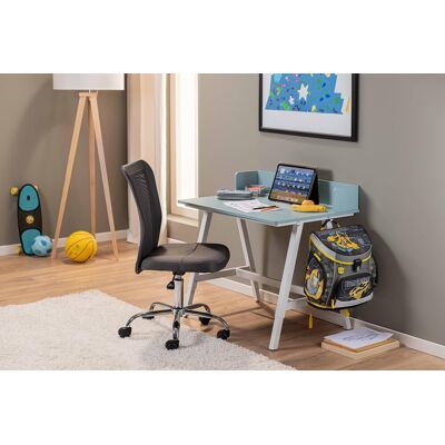 Birou pentru copii Emmelie, Inter Link, 80x60x85 cm, MDF, alb/albastru Birou pentru copii Emmelie, Inter Link, 80x60x85 cm, MDF, alb/albastru