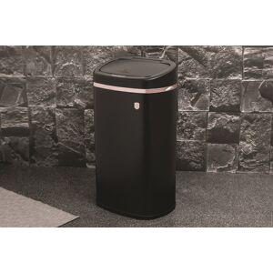 Cos de gunoi cu senzor Berlinger Haus, Black Rose, 39.5x28x67 cm, 58 L, fier, negru Cos de gunoi cu senzor Berlinger Haus, Black Rose, 39.5x28x67 cm, 58 L, fier, negru