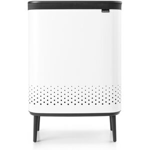 Cos de rufe, Brabantia, White, 2x45 L, 32x54x79 cm, polipropilena/otel, alb Cos de rufe, Brabantia, White, 2x45 L, 32x54x79 cm, polipropilena/otel, alb